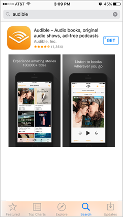 Audible-App neu installieren