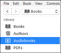 iTunesでAudibleBookをCDに書き込む