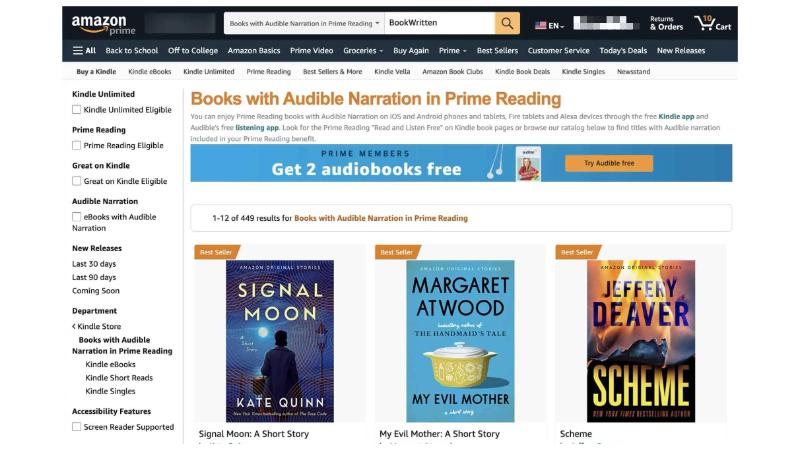 Books With Audible Narration