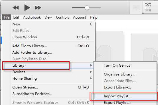 Import the Audiobooks to the iTunes Library