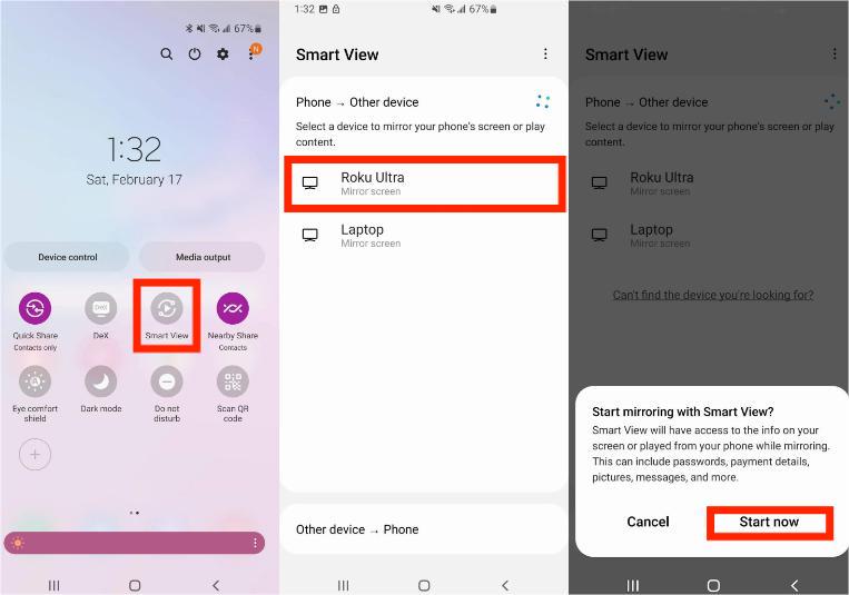 Use Screen Mirroring On Roku