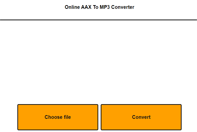 Online AAX To MP3 Converter