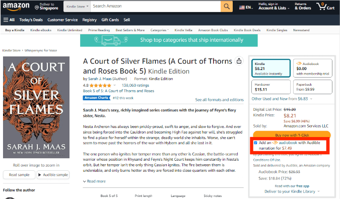 Whispersync Deals Buy Audible Book