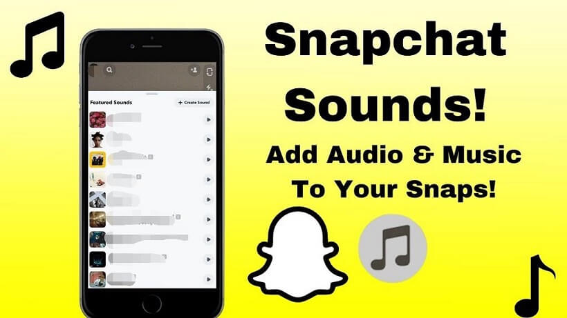 Aggiungi Spotify Music a Snapchat