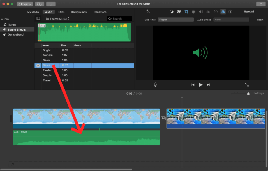 Voeg Spotify toe aan iMovie Mac