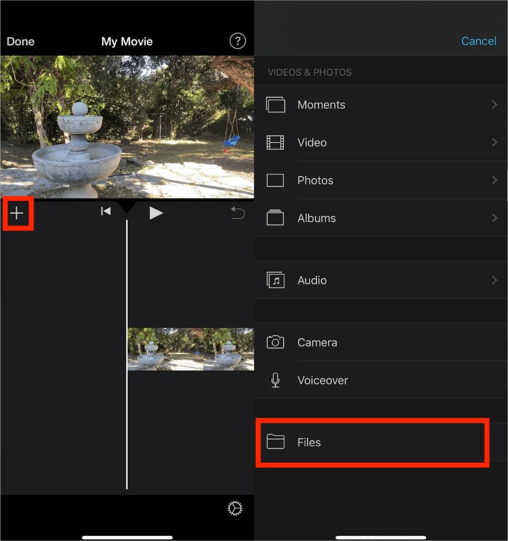 Choose Spotify Music On iMovie