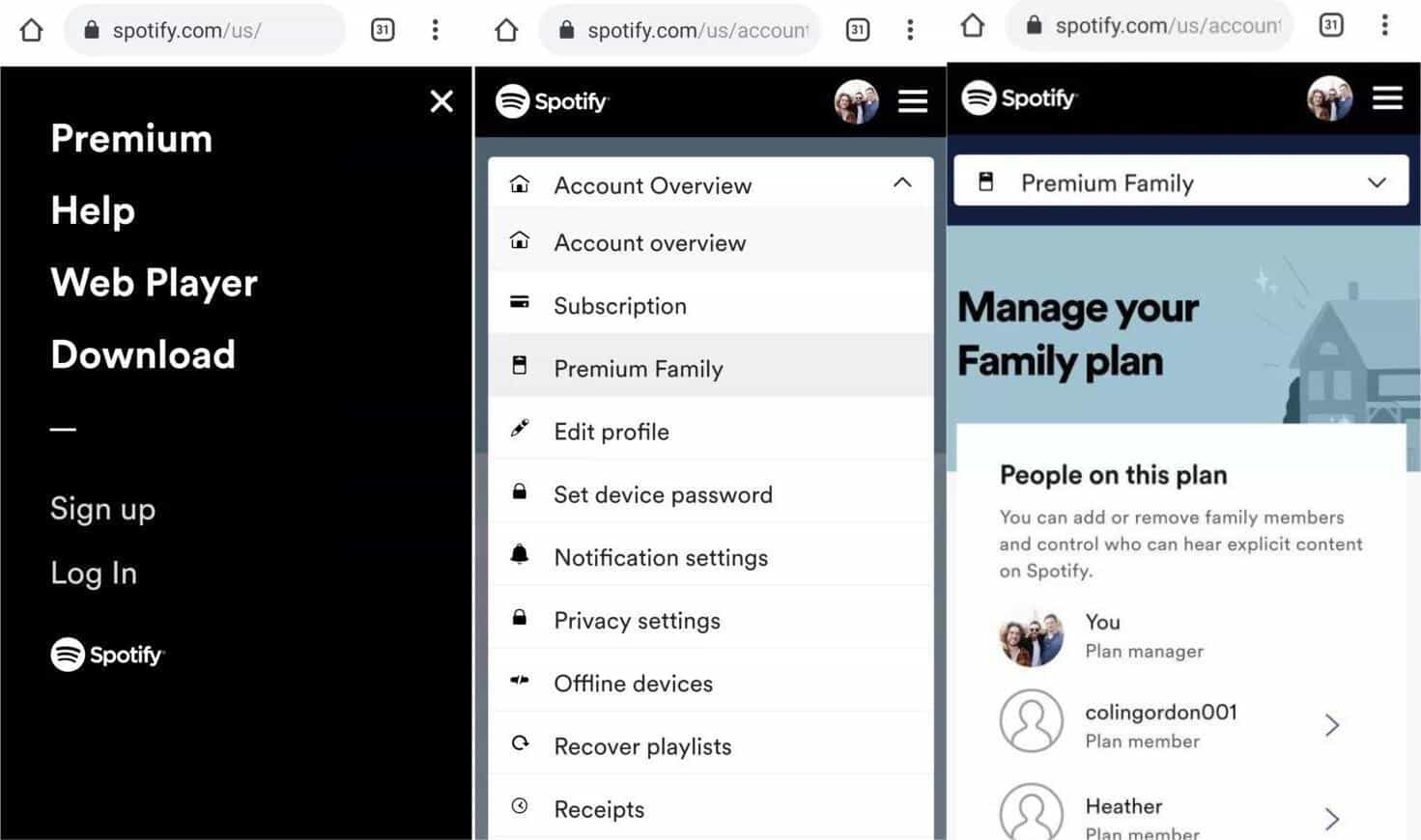 Add Family Member On Mobile