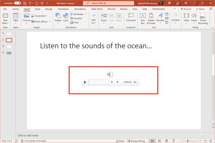 Voeg gedownloade muziek toe aan PowerPoint