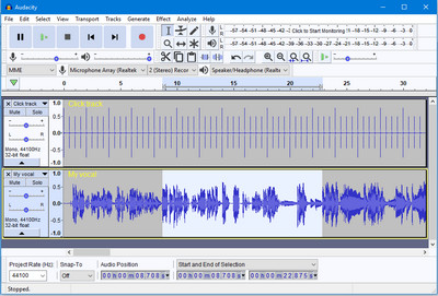 Record Spotify Music Free With Audacity