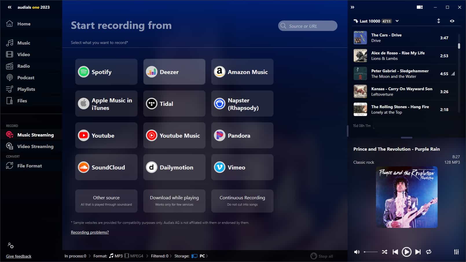 Audials Spotify Streaming Recorder