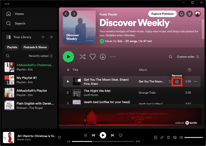 在 Spotify 上屏蔽某个艺术家