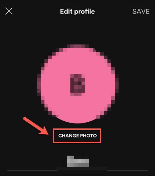 Spotifyプロフィール写真を変更