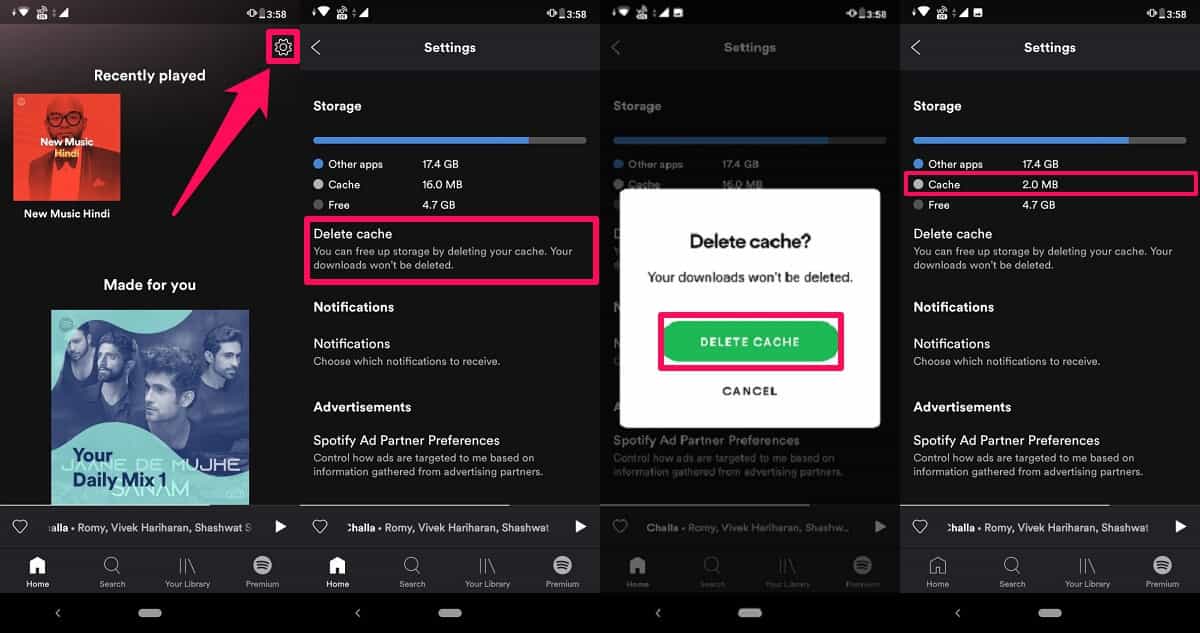 Clear The Cache On Your Spotify