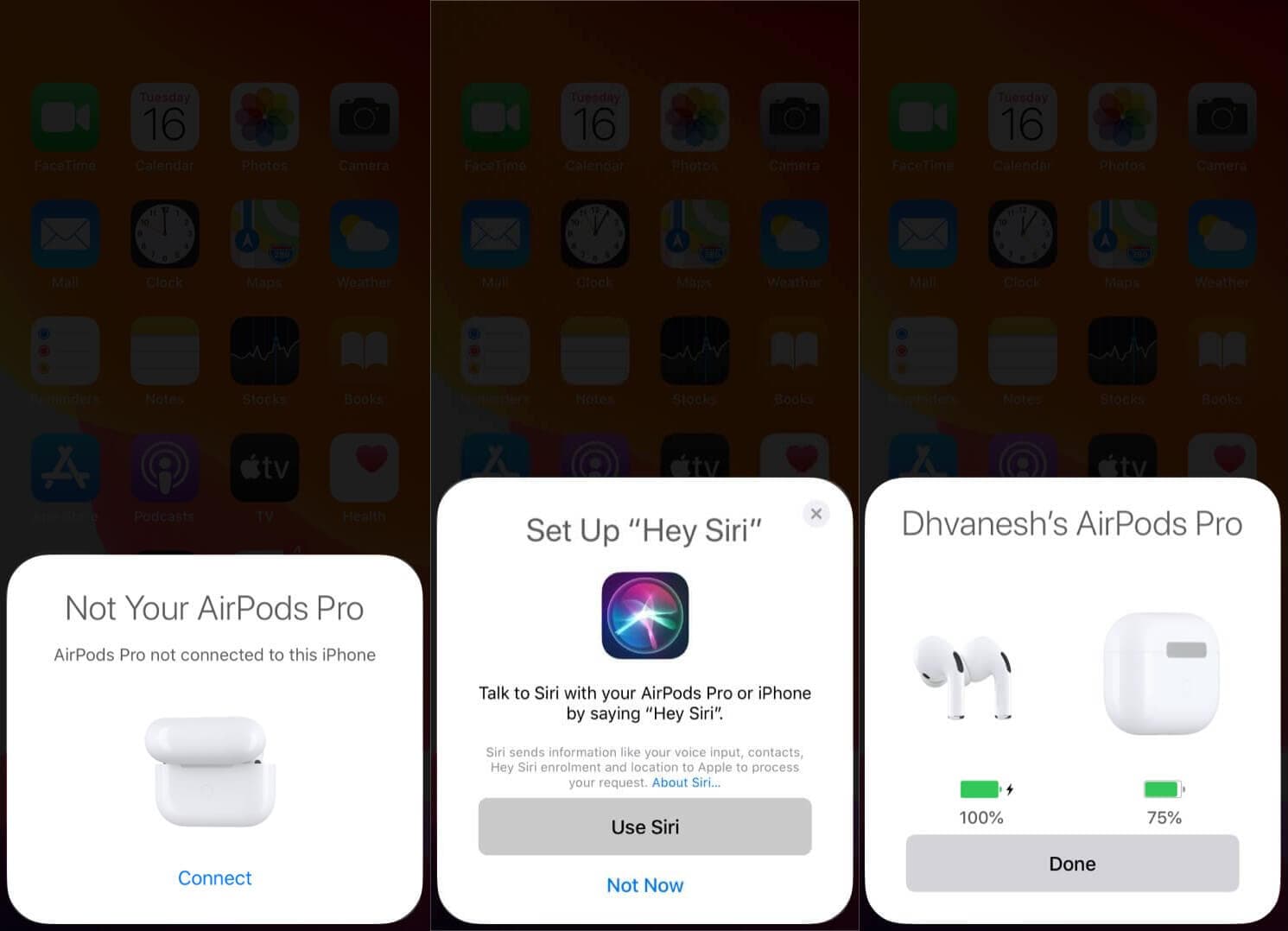 Use AirPods On iOS Device