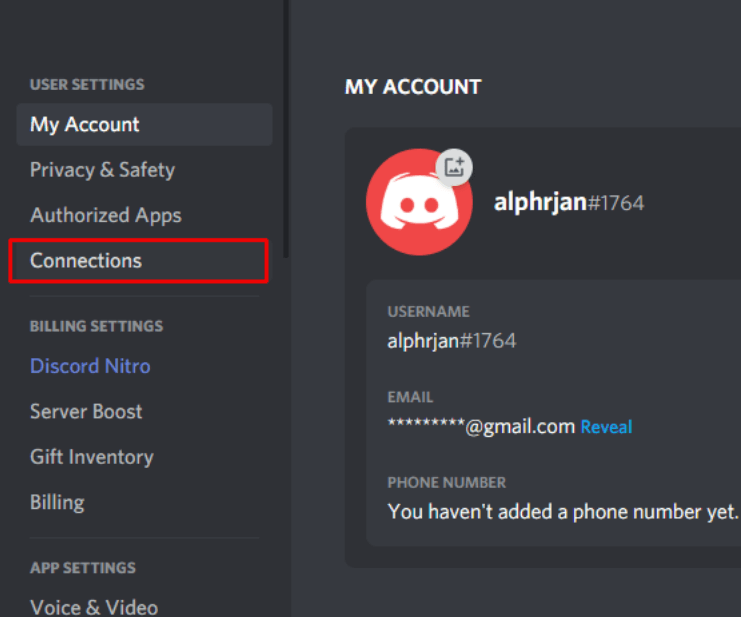 Подключите Discord к Spotify на Spotify