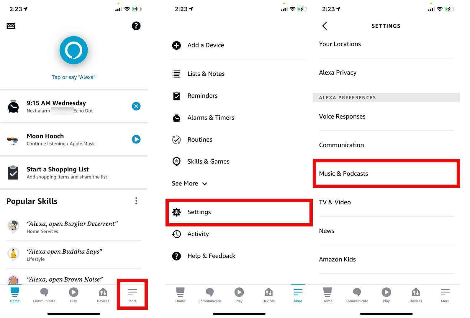 Comment lier Spotify à Alexa