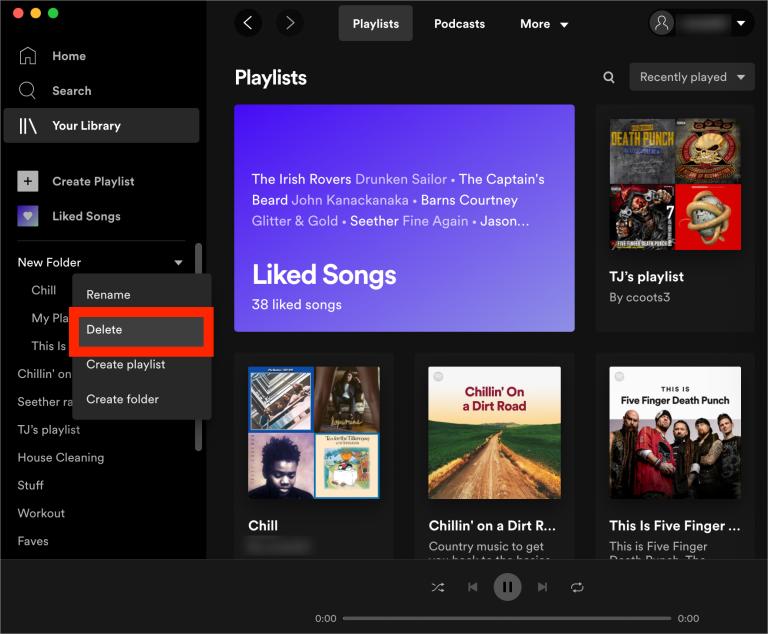 Usuń utwory Spotify