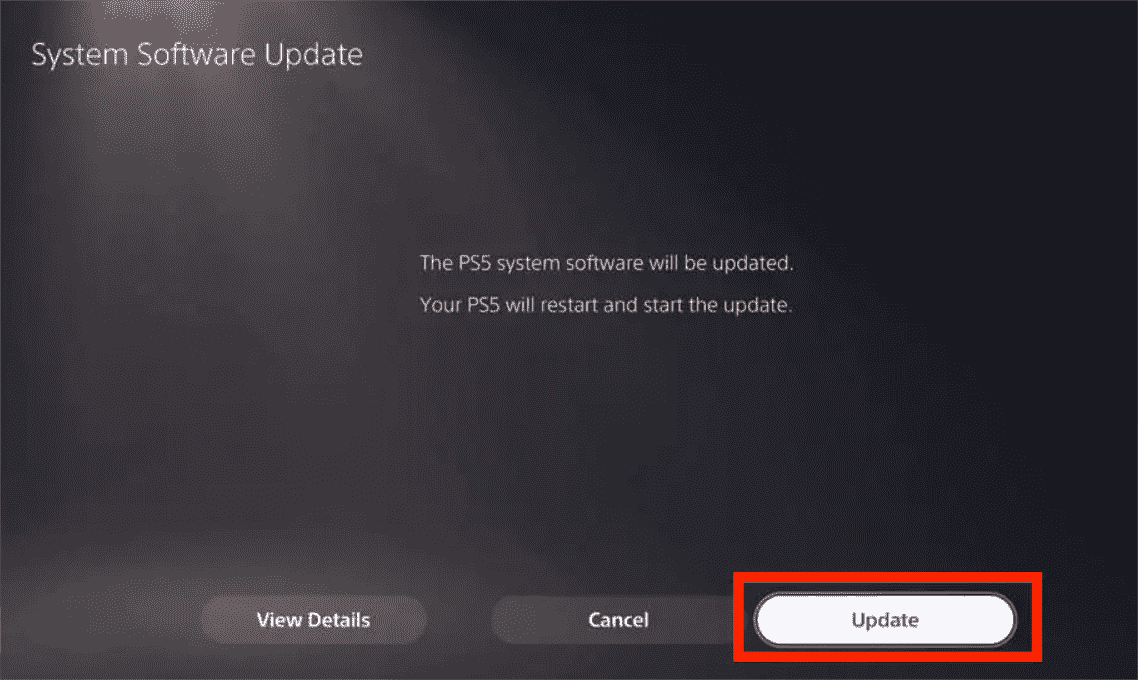 Update OS Of PS4