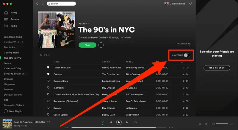 Spotify 노래 동기화
