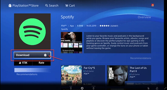 電子メール経由で Spotify にサインインする