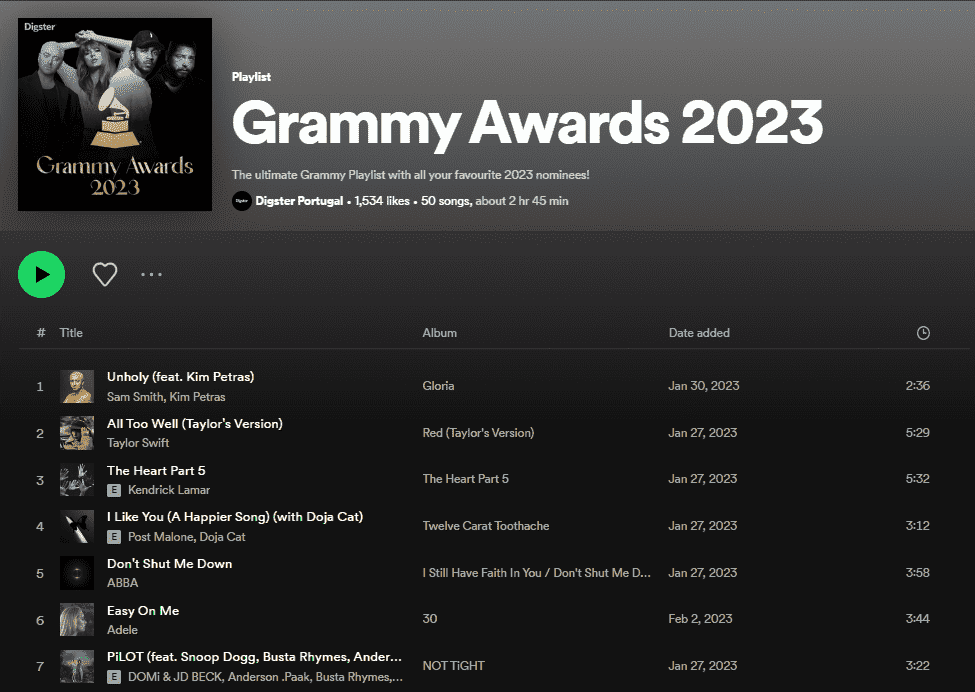 Grammy-onderscheidingen 2023