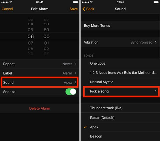 Utiliser Spotify comme alarme sur iPhone