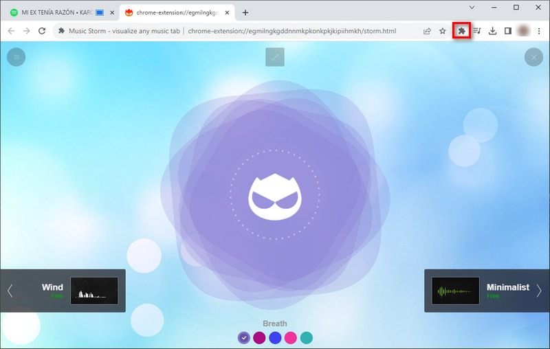Music Storm Visualizer