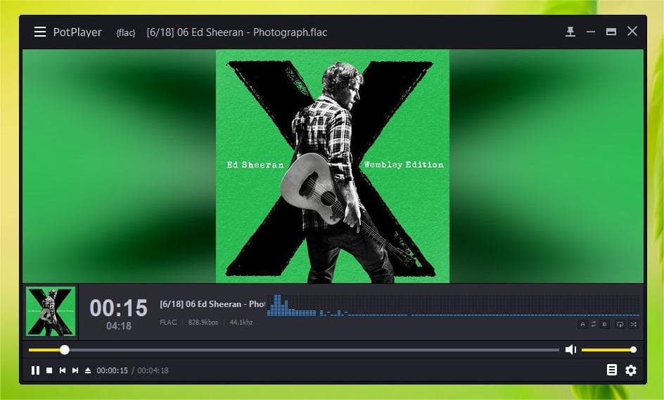 PotPlayer Spotify Music Visualizer