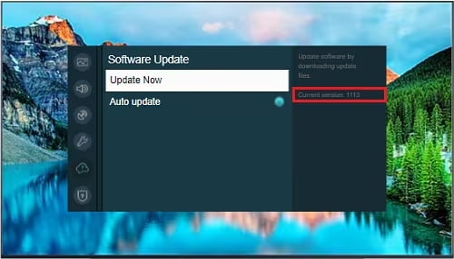 Update Samsung TV Software