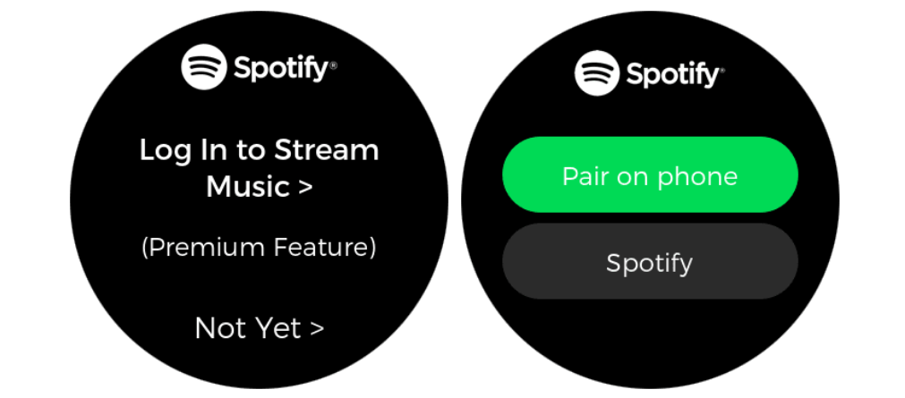 Collega Spotify al tuo orologio