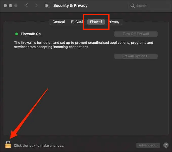 Disattiva le impostazioni del firewall Spotify