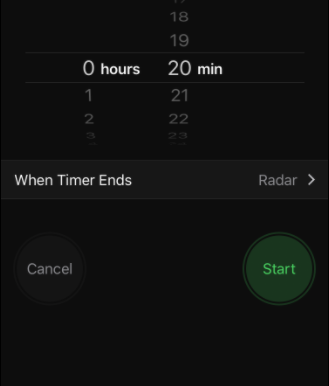 Imposta il timer di Spotify su iOS