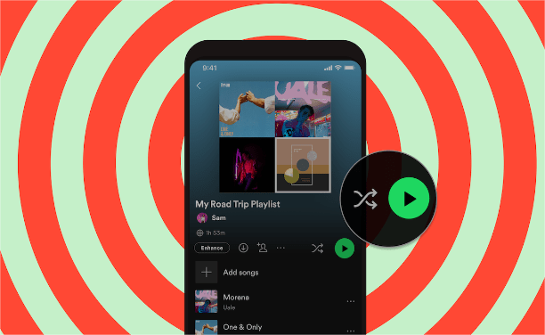 Spotify Shuffle-Funktion