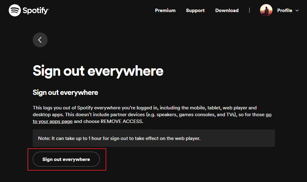 Sign Out Spotify Of All Your Devices