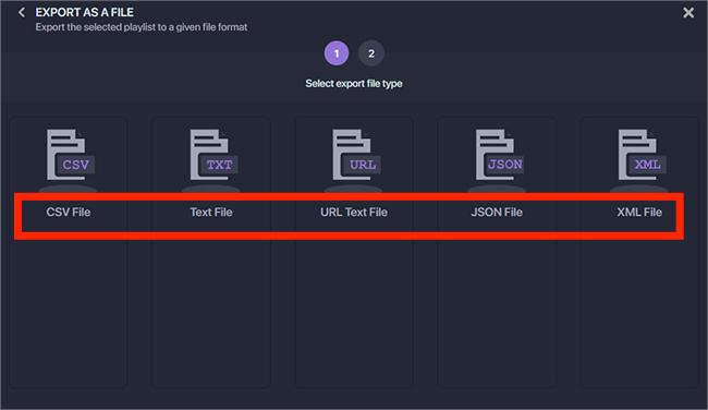 Exporter les listes de lecture Spotify vers Excel