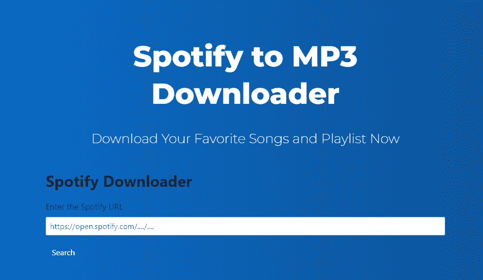 Spotidown MP3-downloader