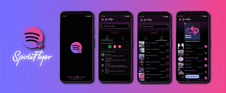 Scarica Spotify in MP3 utilizzando SpotiFlyer