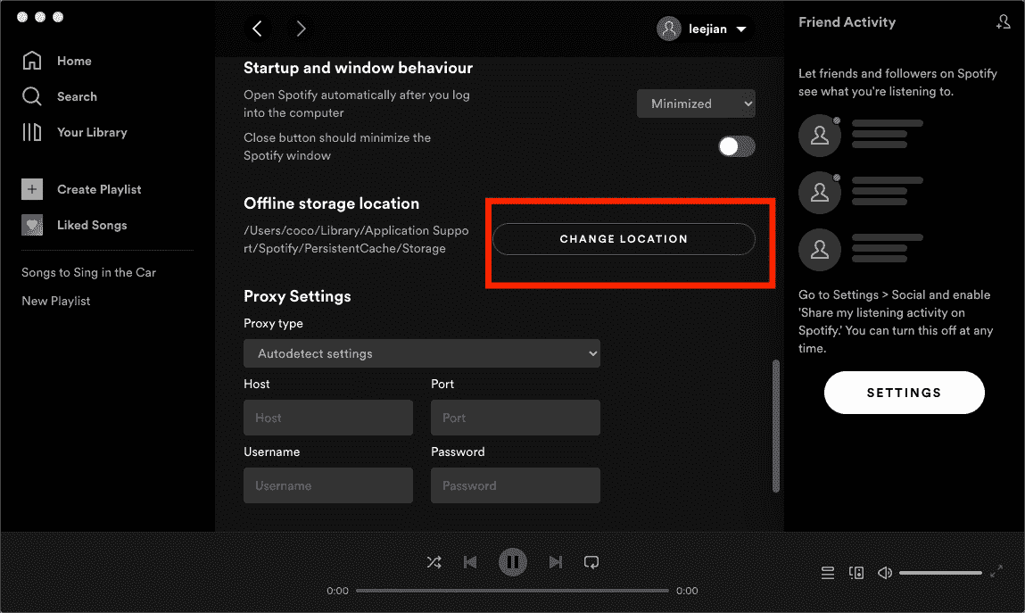 Change The Spotify Download Location