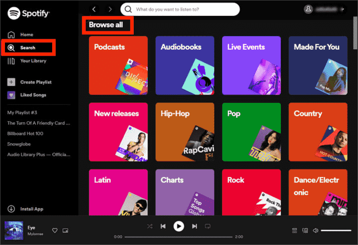 Найти ежедневный микс Spotify на компьютере