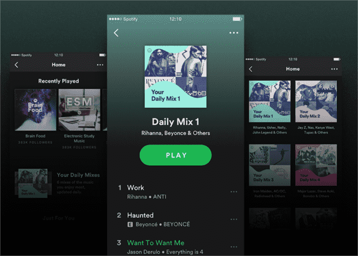 Qu'est-ce que Spotify Daily Mix
