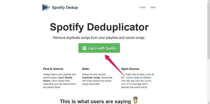 Open The Spotify Deduplicator