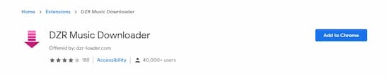 DZR Music Downloader Add To Chrome