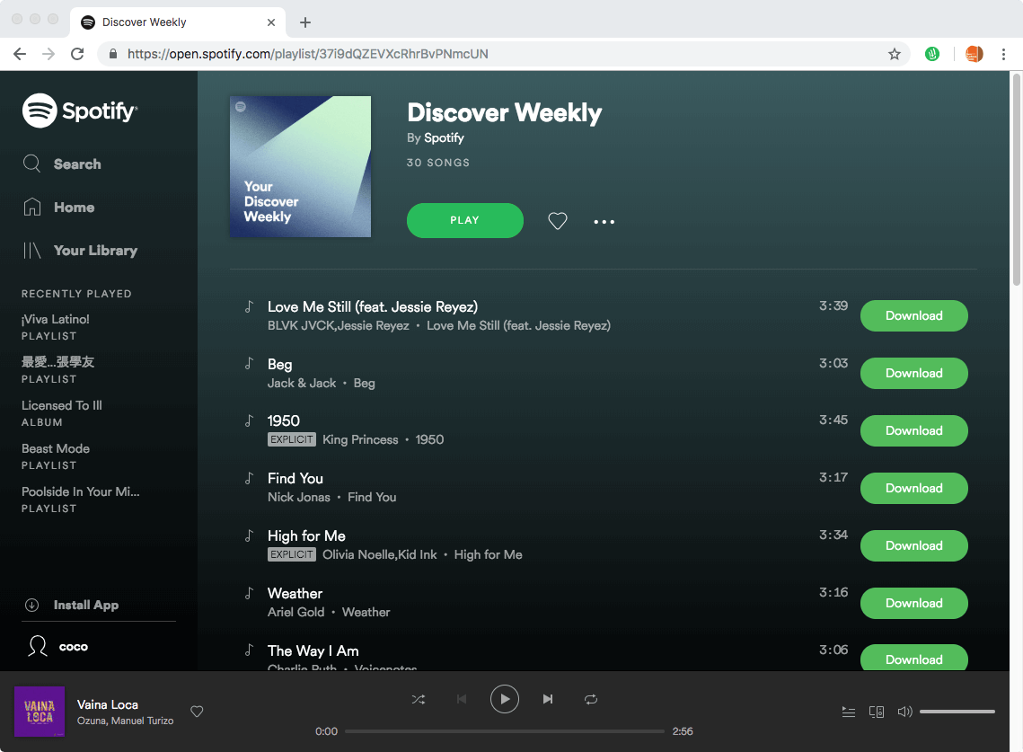 Spotify 및 Deezer 음악 다운로더 사용