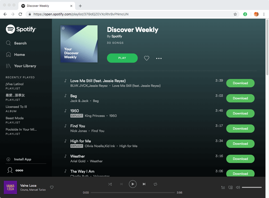 Use o downloader de música Spotify e Deezer