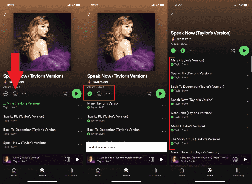 Baixe músicas do Spotify no iPhone