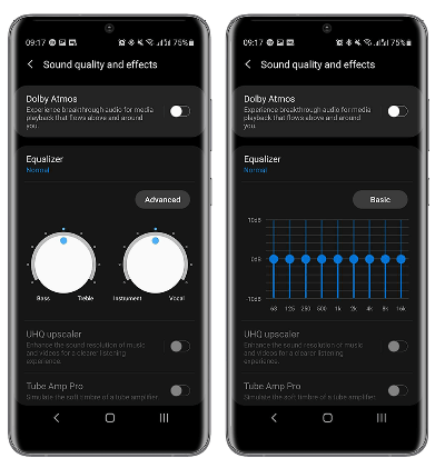 Усиление басов Spotify Songs на Android