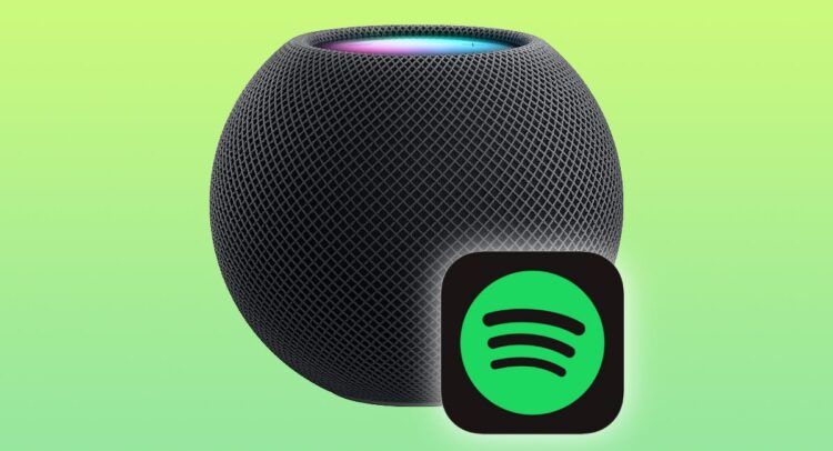 Jogue Spotify no Homepod Mini