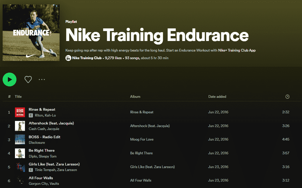 Nike Training Endurance
