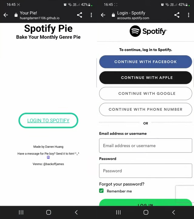Holen Sie sich Ihren Spotify Pie