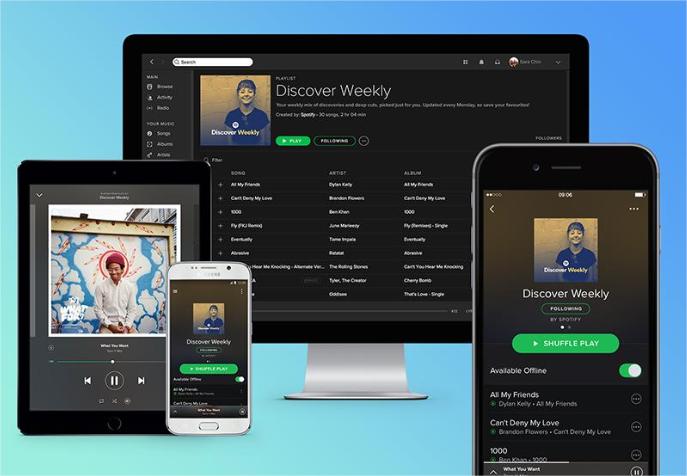 Совместимость Spotify Премиум